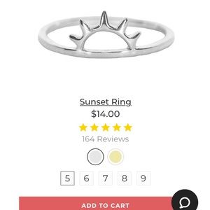 NWT Pura Vida Sunset Ring